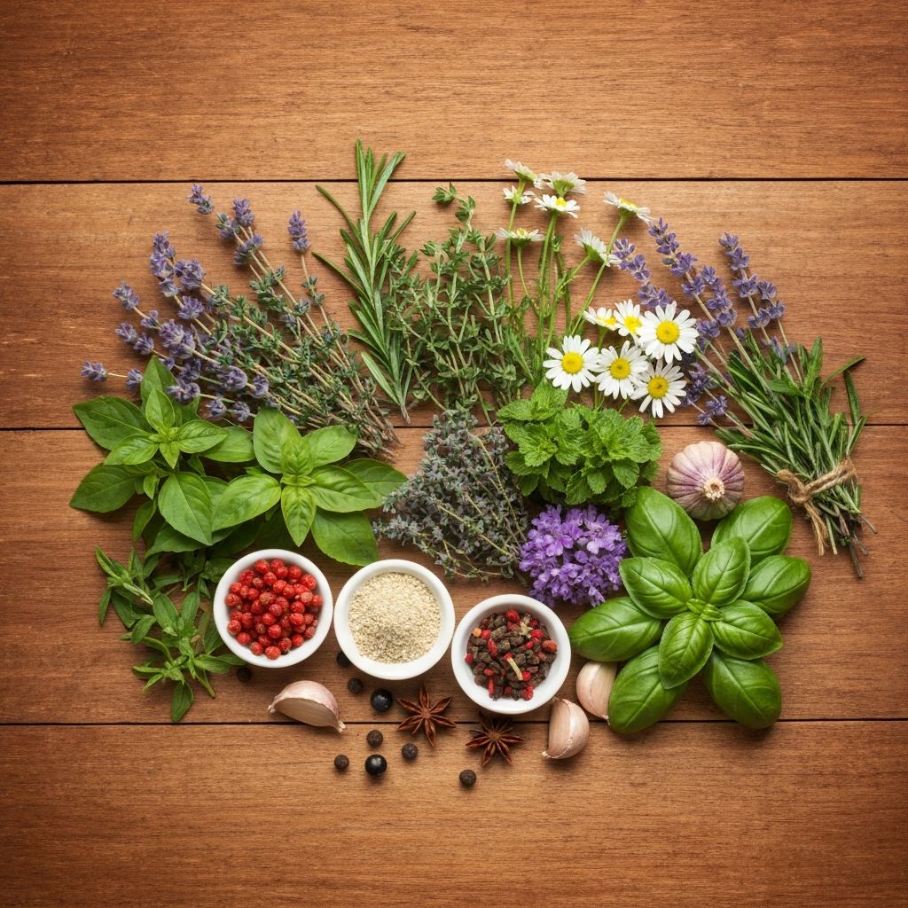 Natural herbs and plants